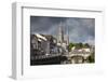 Ireland, County Cork, Cork City, St. Fin Barre's Cathedral seen from the River Lee-Walter Bibikow-Framed Photographic Print