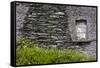 Ireland, County Cork Ring of Beara, Garnish, traditional stone house-Walter Bibikow-Framed Stretched Canvas