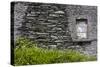 Ireland, County Cork Ring of Beara, Garnish, traditional stone house-Walter Bibikow-Stretched Canvas