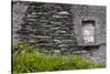 Ireland, County Cork Ring of Beara, Garnish, traditional stone house-Walter Bibikow-Stretched Canvas