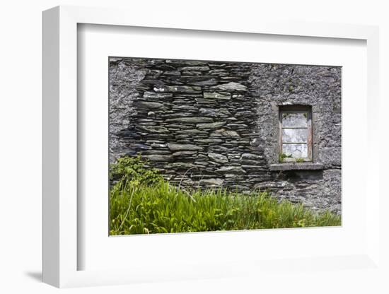 Ireland, County Cork Ring of Beara, Garnish, traditional stone house-Walter Bibikow-Framed Photographic Print