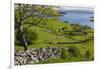 Ireland, County Galway, Cong, elevated springtime landscape-Walter Bibikow-Framed Photographic Print