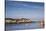 Ireland, County Galway, Galway City, port buildings of The Claddagh-Walter Bibikow-Stretched Canvas