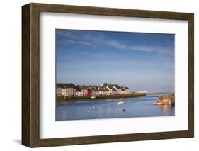 Ireland, County Galway, Galway City, port buildings of The Claddagh-Walter Bibikow-Framed Photographic Print