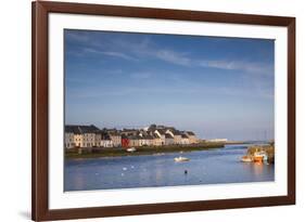 Ireland, County Galway, Galway City, port buildings of The Claddagh-Walter Bibikow-Framed Premium Photographic Print