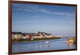 Ireland, County Galway, Galway City, port buildings of The Claddagh-Walter Bibikow-Framed Photographic Print