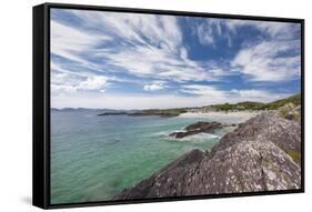 Ireland, County Kerry, Ring of Kerry, Castlecove, Castlecove Beach-Walter Bibikw-Framed Stretched Canvas