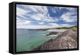 Ireland, County Kerry, Ring of Kerry, Castlecove, Castlecove Beach-Walter Bibikw-Framed Stretched Canvas