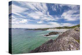 Ireland, County Kerry, Ring of Kerry, Castlecove, Castlecove Beach-Walter Bibikw-Stretched Canvas