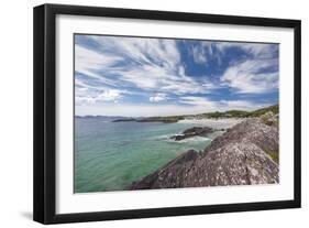 Ireland, County Kerry, Ring of Kerry, Castlecove, Castlecove Beach-Walter Bibikw-Framed Photographic Print