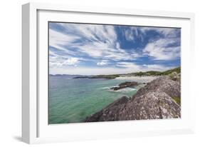 Ireland, County Kerry, Ring of Kerry, Castlecove, Castlecove Beach-Walter Bibikw-Framed Photographic Print