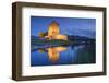 Ireland, County Kerry, Ring of Kerry, Killarney, Ross Castle, dusk-Walter Bibikw-Framed Photographic Print