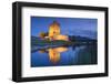 Ireland, County Kerry, Ring of Kerry, Killarney, Ross Castle, dusk-Walter Bibikw-Framed Photographic Print