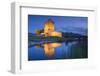 Ireland, County Kerry, Ring of Kerry, Killarney, Ross Castle, dusk-Walter Bibikw-Framed Photographic Print