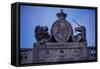 Ireland, Dublin, Detail of Ornamental Friezes on Four Courts, Which Houses Irish Supreme Court-null-Framed Stretched Canvas