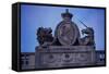 Ireland, Dublin, Detail of Ornamental Friezes on Four Courts, Which Houses Irish Supreme Court-null-Framed Stretched Canvas