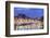 Ireland, Dublin, Hapenny Bridge over the River Liffey, dusk-Walter Bibikw-Framed Photographic Print