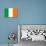 Ireland Flag Art Print Poster-null-Poster displayed on a wall