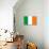 Ireland Flag Art Print Poster-null-Poster displayed on a wall