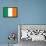 Ireland Flag Art Print Poster-null-Framed Poster displayed on a wall