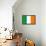 Ireland Flag Art Print Poster-null-Framed Poster displayed on a wall