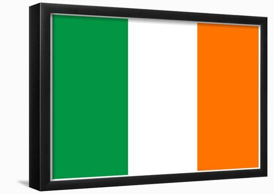 Ireland Flag Art Print Poster-null-Framed Poster