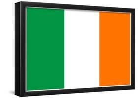 Ireland Flag Art Print Poster-null-Framed Poster