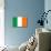Ireland Flag Art Print Poster-null-Mounted Poster displayed on a wall