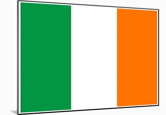 Ireland Flag Art Print Poster-null-Mounted Poster
