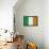 Ireland Flag Distressed Art Print Poster-null-Framed Poster displayed on a wall