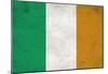 Ireland Flag Distressed Art Print Poster-null-Mounted Poster