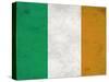 Ireland Flag Distressed Art Print Poster-null-Stretched Canvas