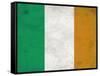 Ireland Flag Distressed Art Print Poster-null-Framed Stretched Canvas