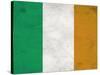 Ireland Flag Distressed Art Print Poster-null-Stretched Canvas