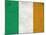 Ireland Flag Distressed Art Print Poster-null-Mounted Poster
