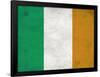 Ireland Flag Distressed Art Print Poster-null-Framed Poster