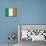 Ireland Flag Distressed Art Print Poster-null-Mounted Poster displayed on a wall