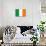 Ireland Flag-null-Art Print displayed on a wall