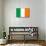 Ireland Flag-null-Mounted Art Print displayed on a wall