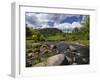 Ireland, Glendalough Monastery, View from Glendasan River, Wicklow Mountains-K. Schlierbach-Framed Photographic Print