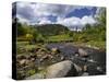 Ireland, Glendalough Monastery, View from Glendasan River, Wicklow Mountains-K. Schlierbach-Stretched Canvas