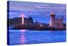Ireland, Howth Lighthouse-Thomas Ebelt-Stretched Canvas