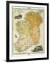 Ireland Map by C. Montague-Philip Spruyt-Framed Giclee Print