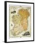 Ireland Map by C. Montague-Philip Spruyt-Framed Giclee Print