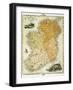 Ireland Map by C. Montague-Philip Spruyt-Framed Giclee Print