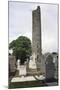 Ireland, Monasterboice, Graveyard, Crosses and Round Tower of Ancient Monastery-null-Mounted Giclee Print