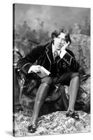 Ireland: Oscar Wilde (1854 - 1900), Irish writer and poet, 1882-null-Stretched Canvas