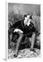 Ireland: Oscar Wilde (1854 - 1900), Irish writer and poet, 1882-null-Framed Photographic Print