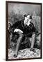Ireland: Oscar Wilde (1854 - 1900), Irish writer and poet, 1882-null-Framed Photographic Print