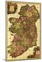 Ireland - Panoramic Map-null-Mounted Poster